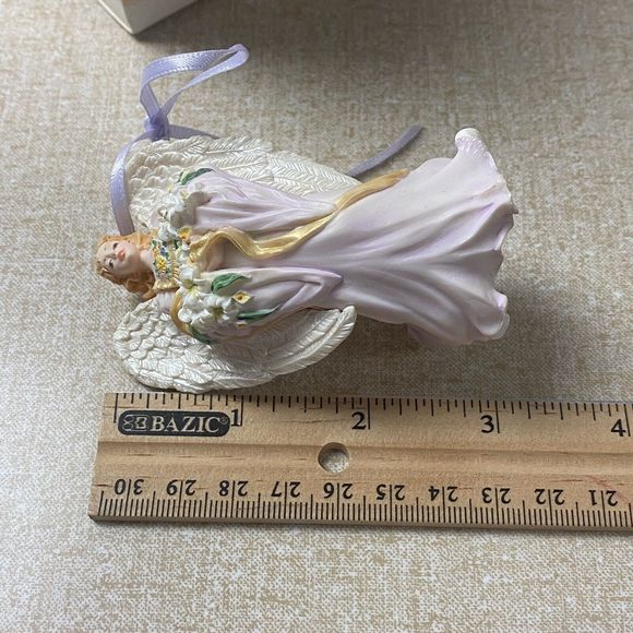 1996 Hallmark Keepsake Christmas Ornament Joyful Angels Flower Easter Collection - Picture 10 of 10